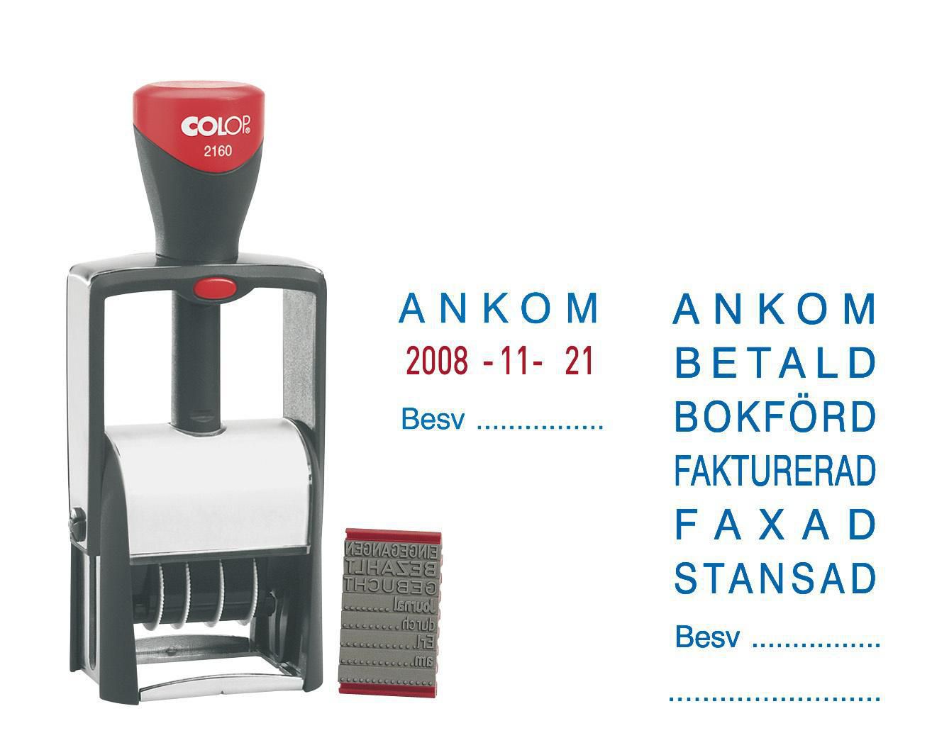 Colop Stämpel datum stativ S2160/RL