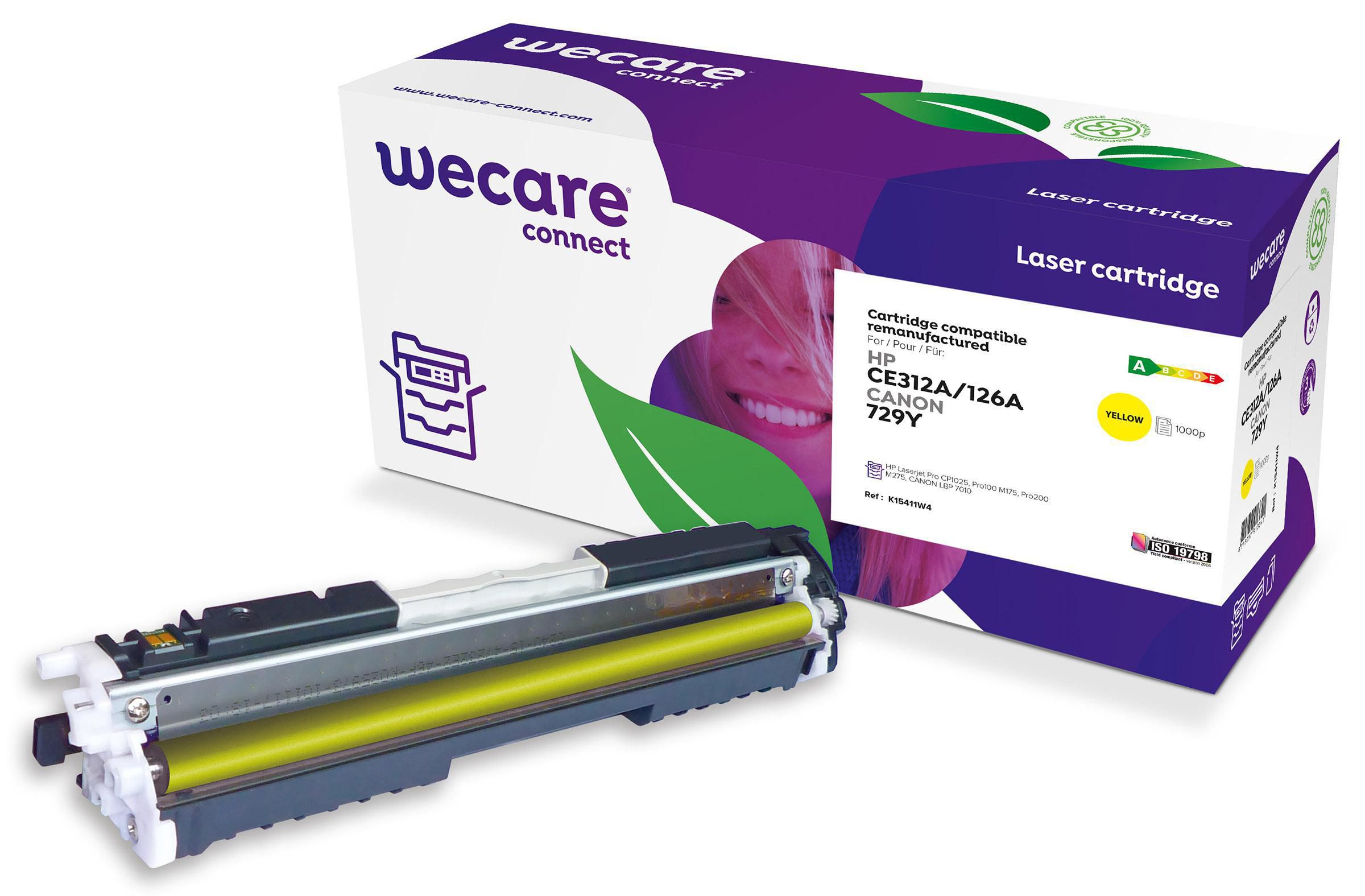 Wecare Toner HP CE312A/729Y 1K gul