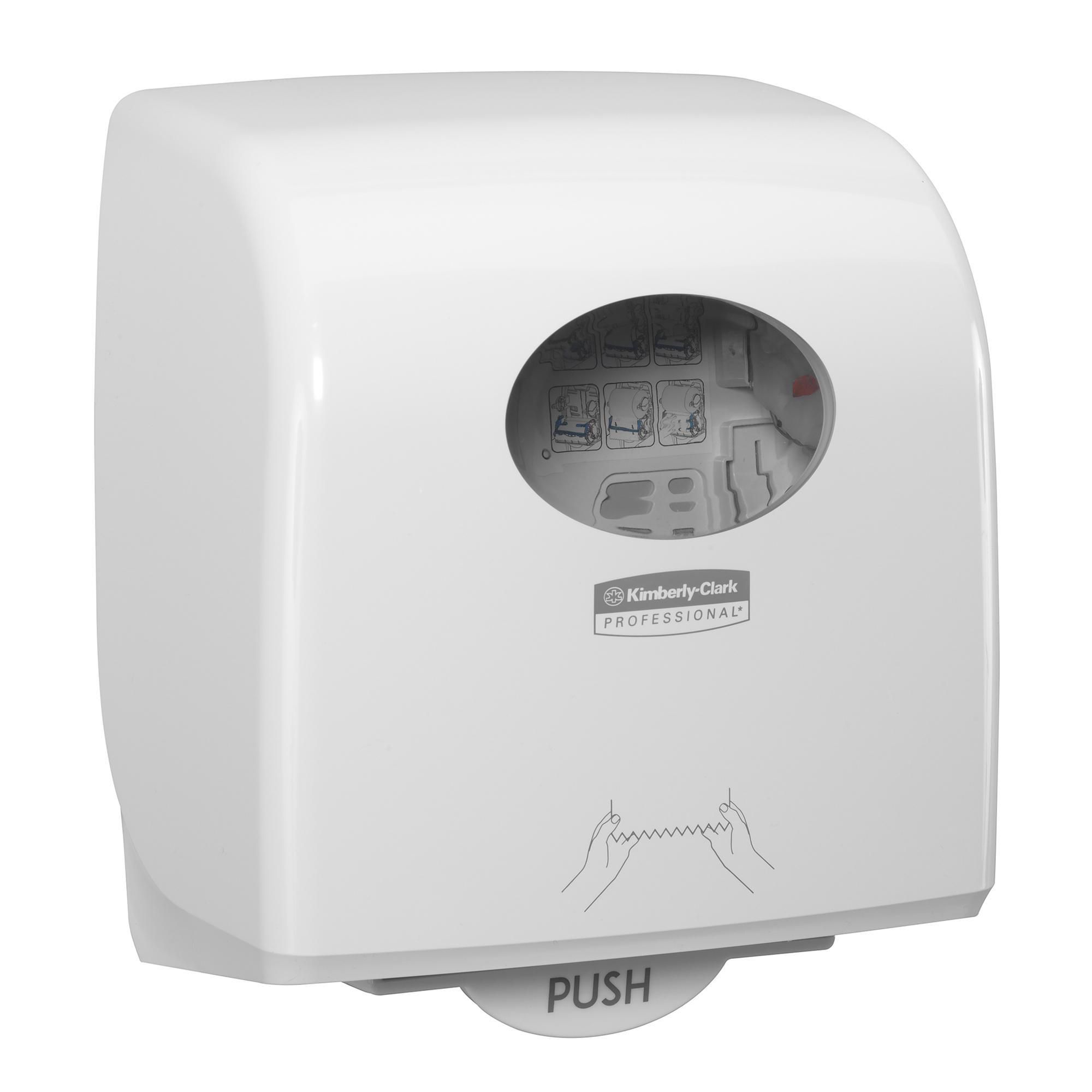 Aquarius (Kimberly-Clark) Dispenser 7955 handduk rulle vit