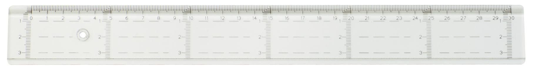 ARDA Linjal tvärgraderad 30 cm