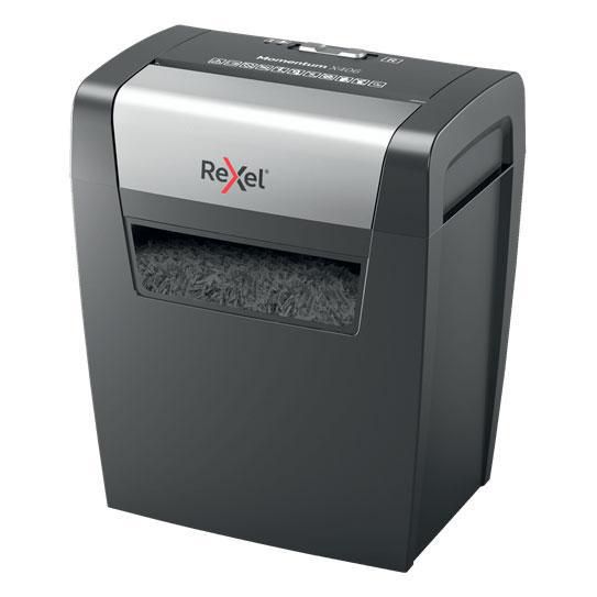 Produktfoto för Rexel Momentum X406 dokumentförstörare, P4 korsskärning, 6 ark, 15L