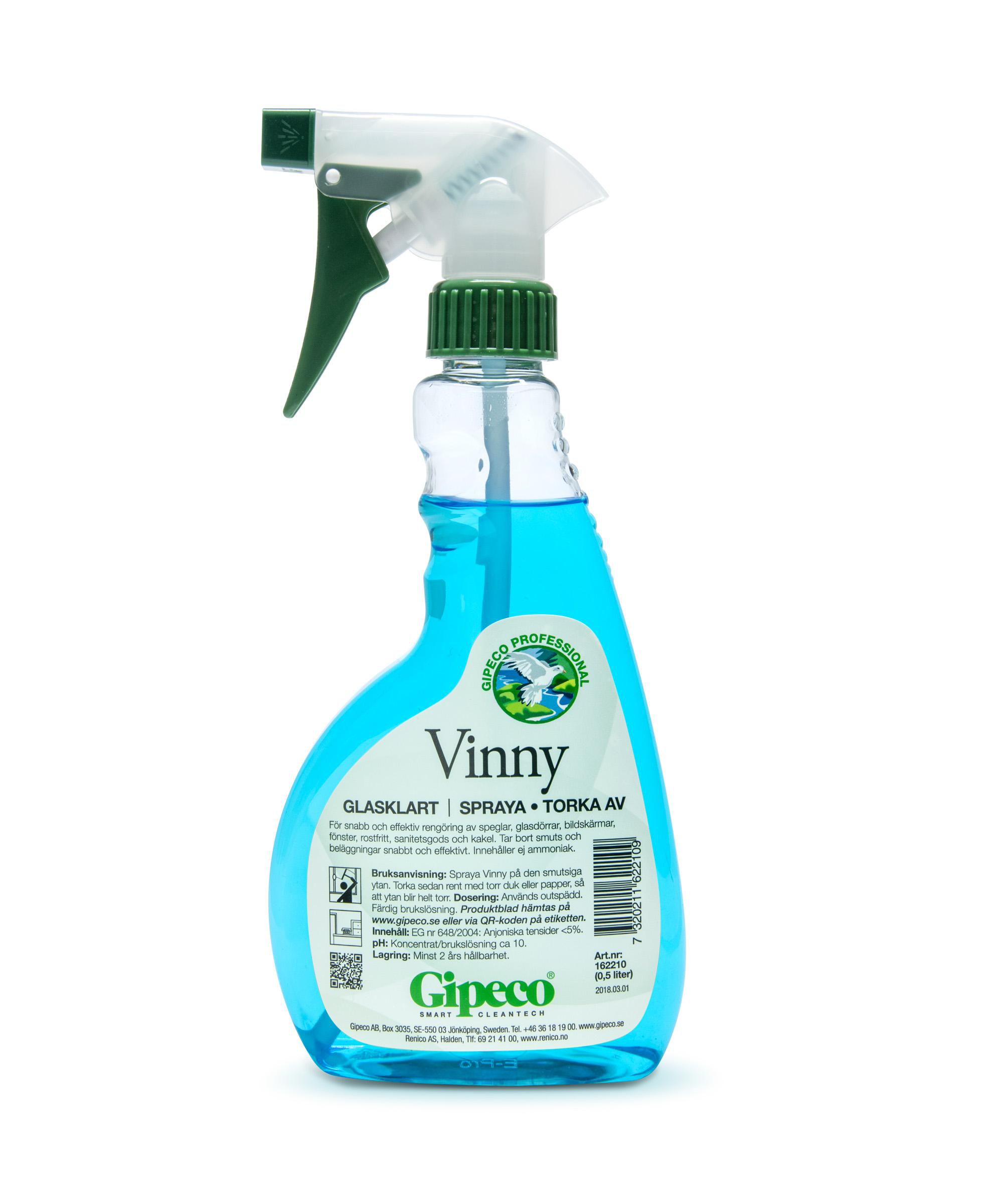 GIPECO Fönsterputs Vinny 500ml