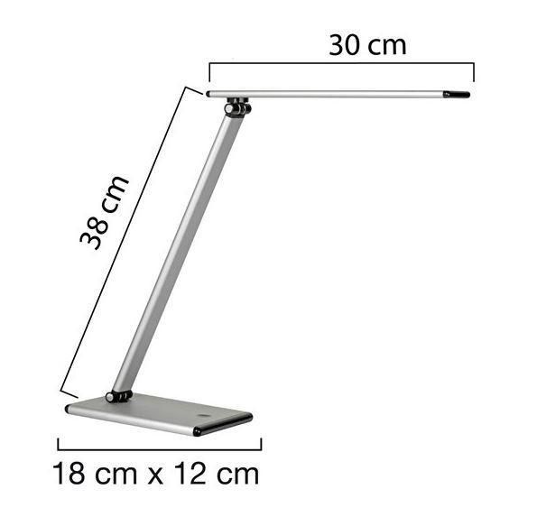 Unilux Lampa TERRA LED metal grå