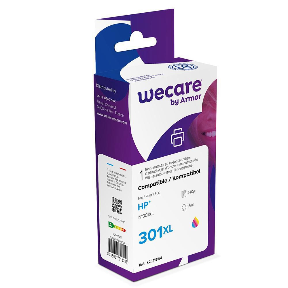 Wecare Bläckpatron 301XL färg