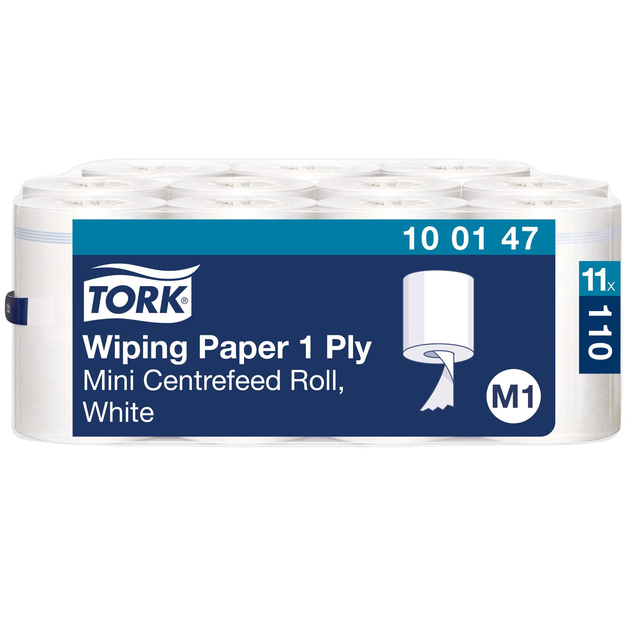 Tork Torkrulle Mini M1 1-lagers vit