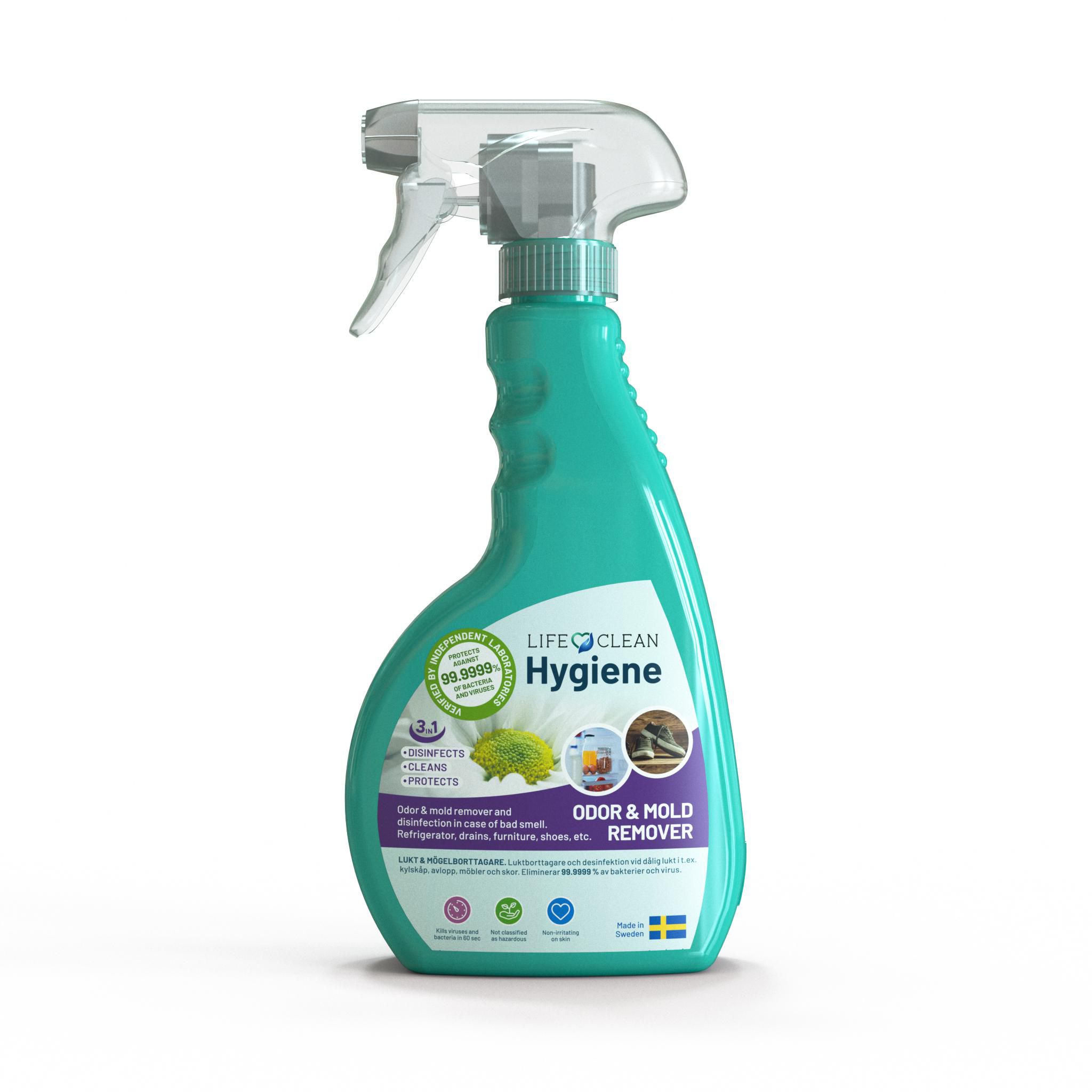 LIFECLEAN Ytdesinfektion Odor &amp; Mold 450ml