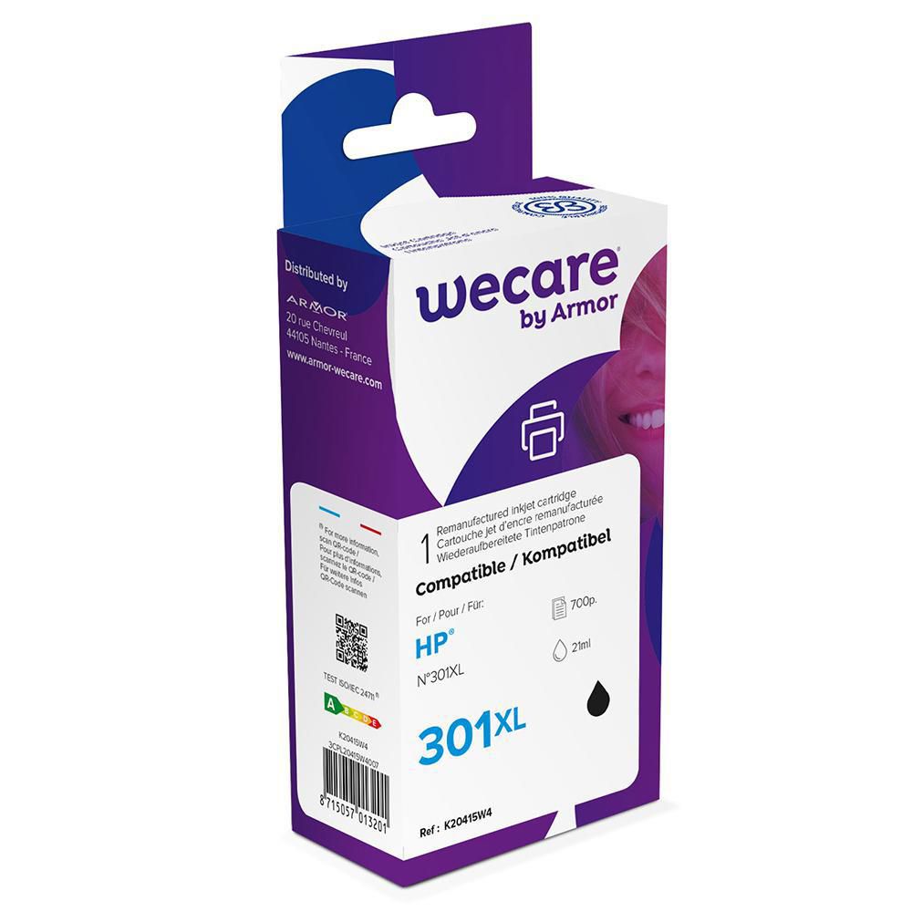 Wecare Bläckpatron 301XL svart