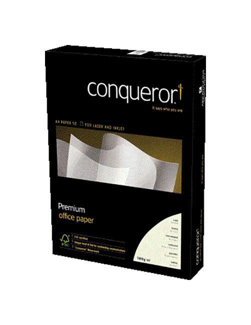 Conqueror Arkivpapper Laid A4 100g ohålat 500/fp