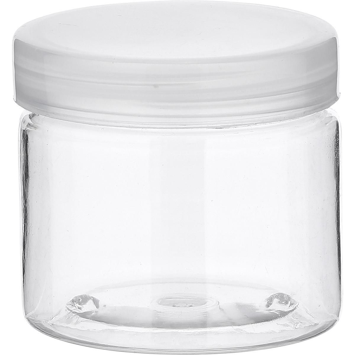 Plastburk med lock 80ml,