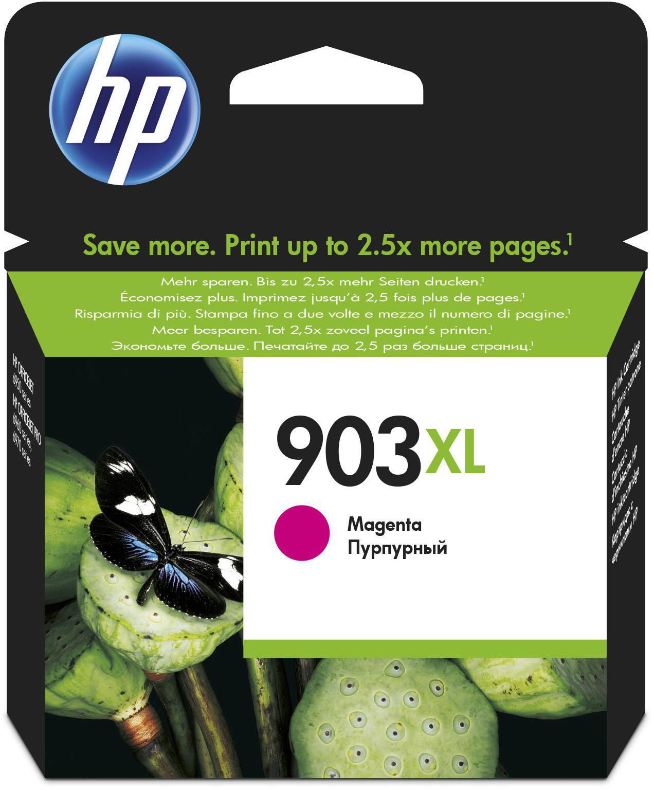 HP Bläckpatron, 903XL, T6M07AE, magenta, singelförpackning, hög kapacitet