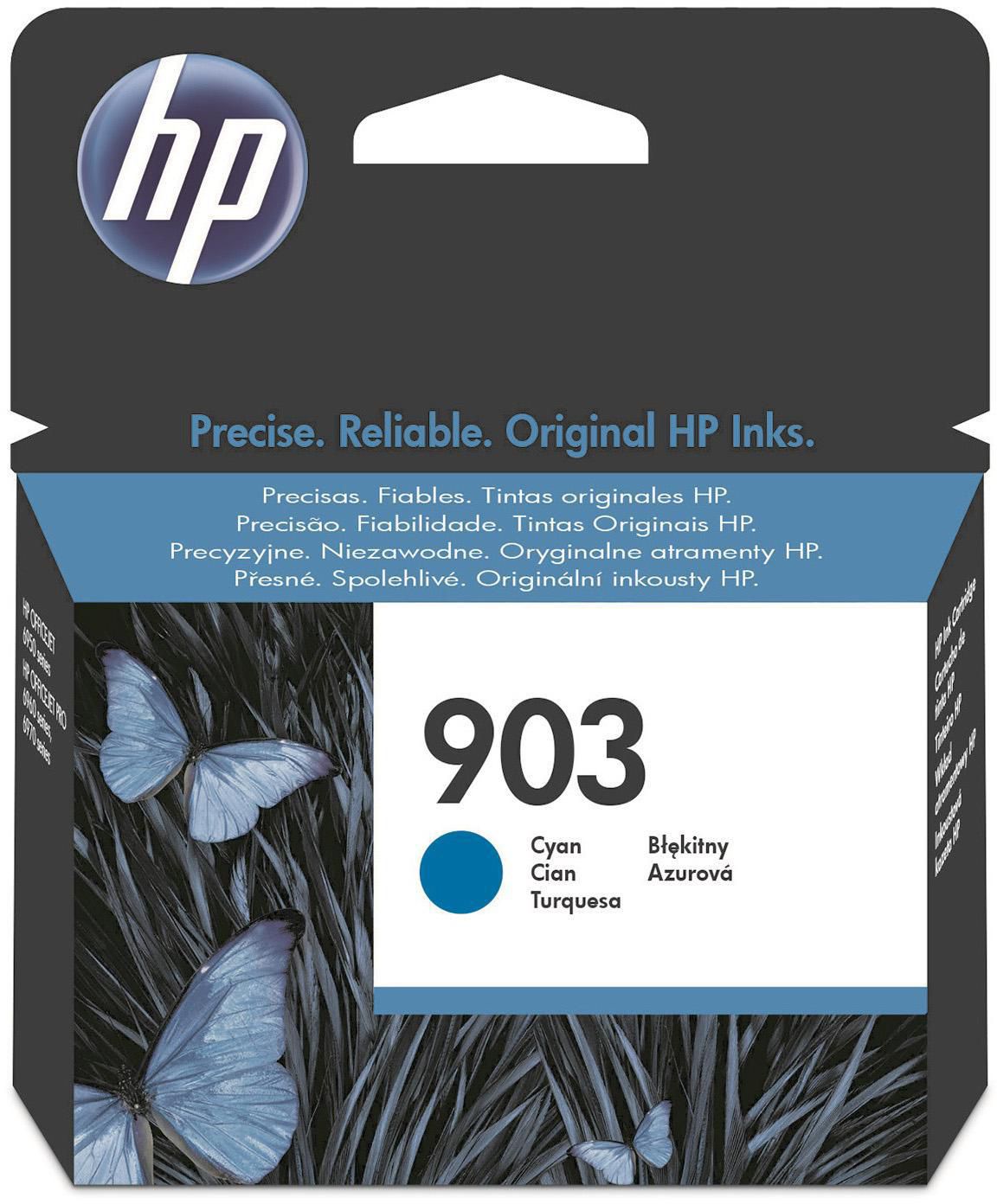 HP Bläckpatron 903, cyan, singelförpackning, T6L87AE