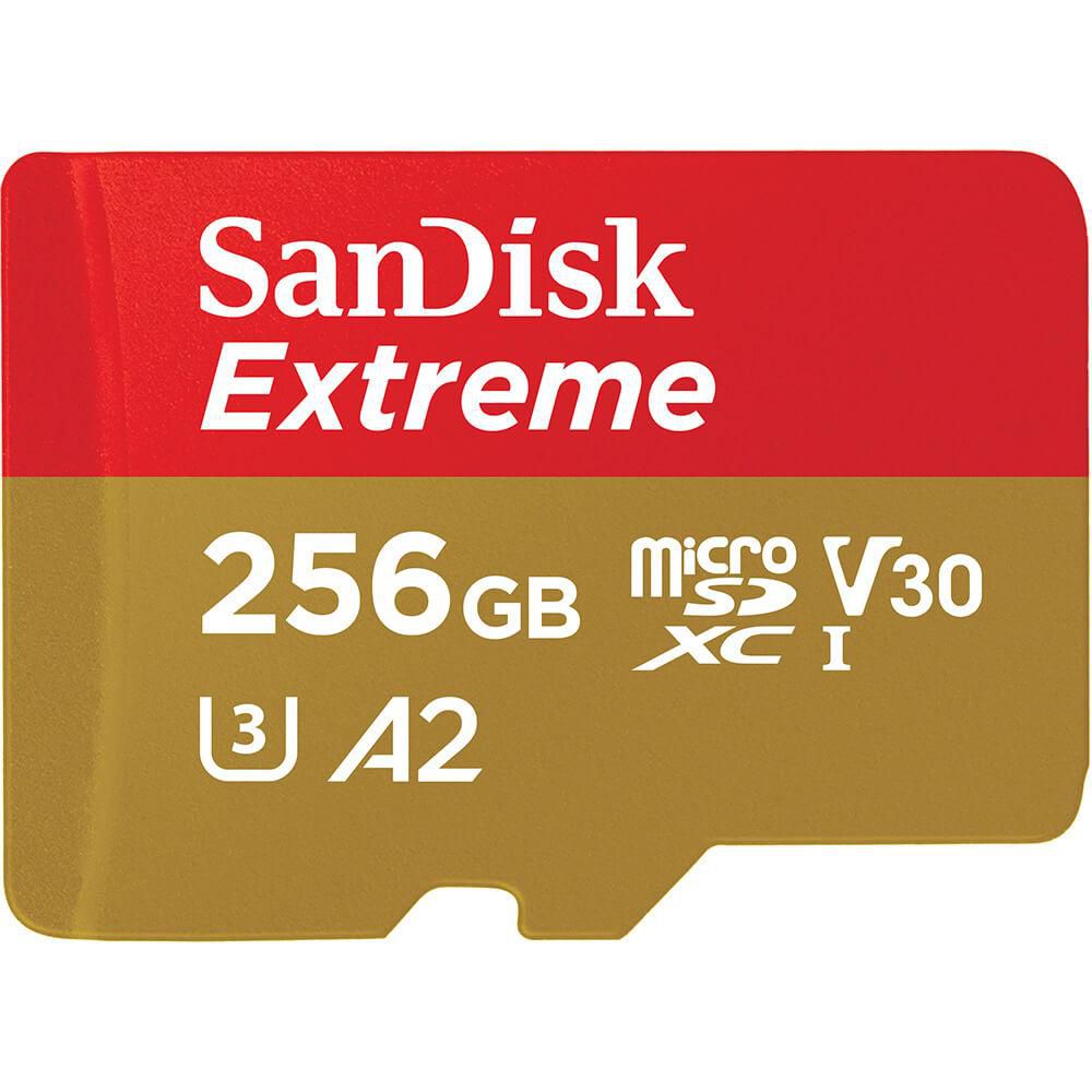 Produktfoto för SanDisk Minneskort  MicroSDXC Extr. 256GB