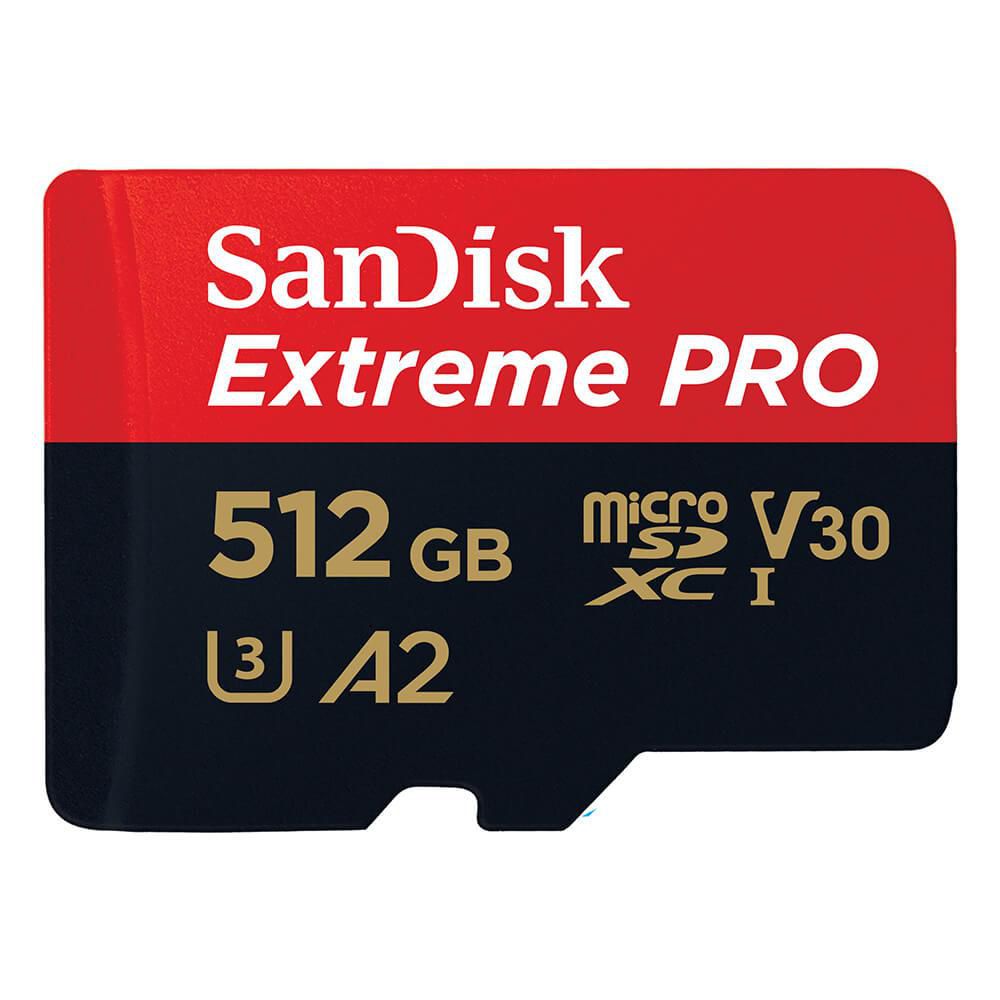 Produktfoto för SanDisk Minneskort  MicroSDXC E. Pro512GB