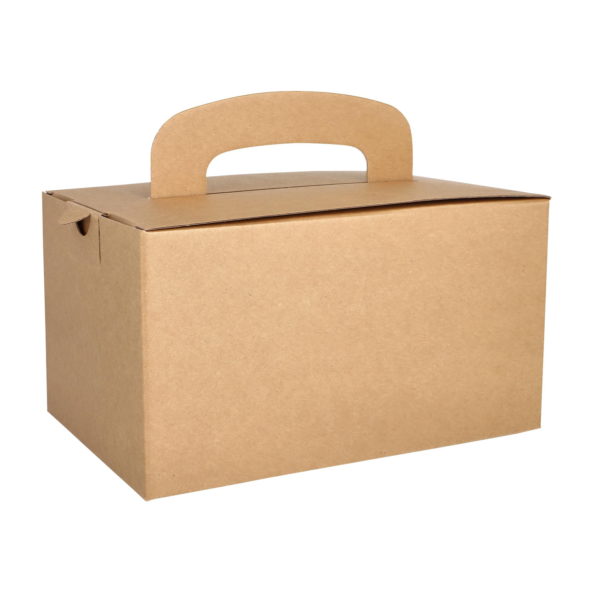 Produktfoto för PAPSTAR Lunchlåda 12,5x15,5x22,5cm brun