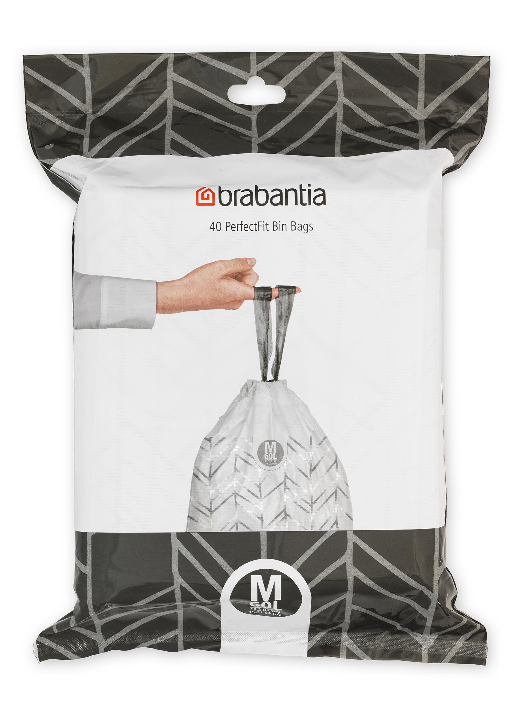 BRABANTIA Avfallspåsar M 60L