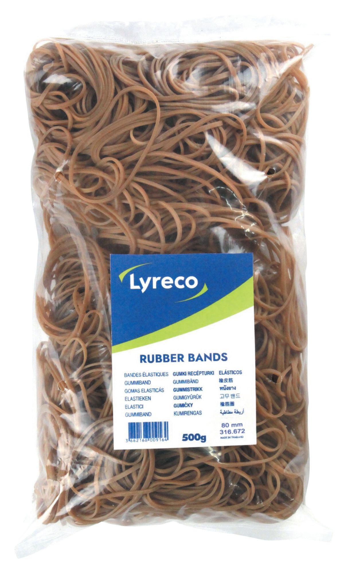 Produktfoto för Lyreco Gummiband 80 mm