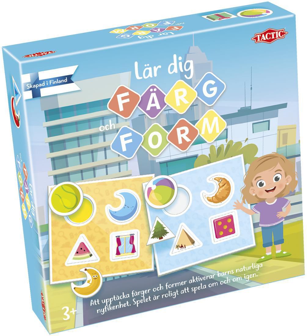 Produktfoto för TACTIC Spel Lär dig om färg och form 3+