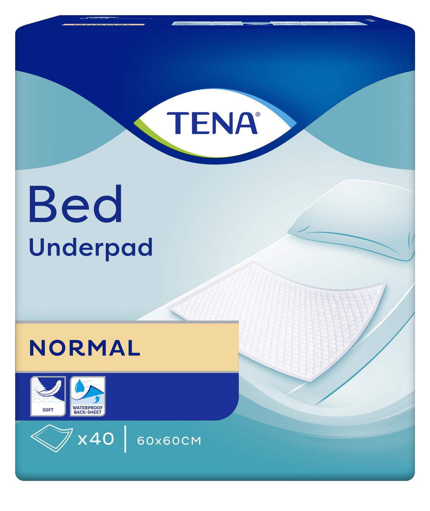 Tena Inkoskydd Bed Normal 60x60cm, fp om 40 st