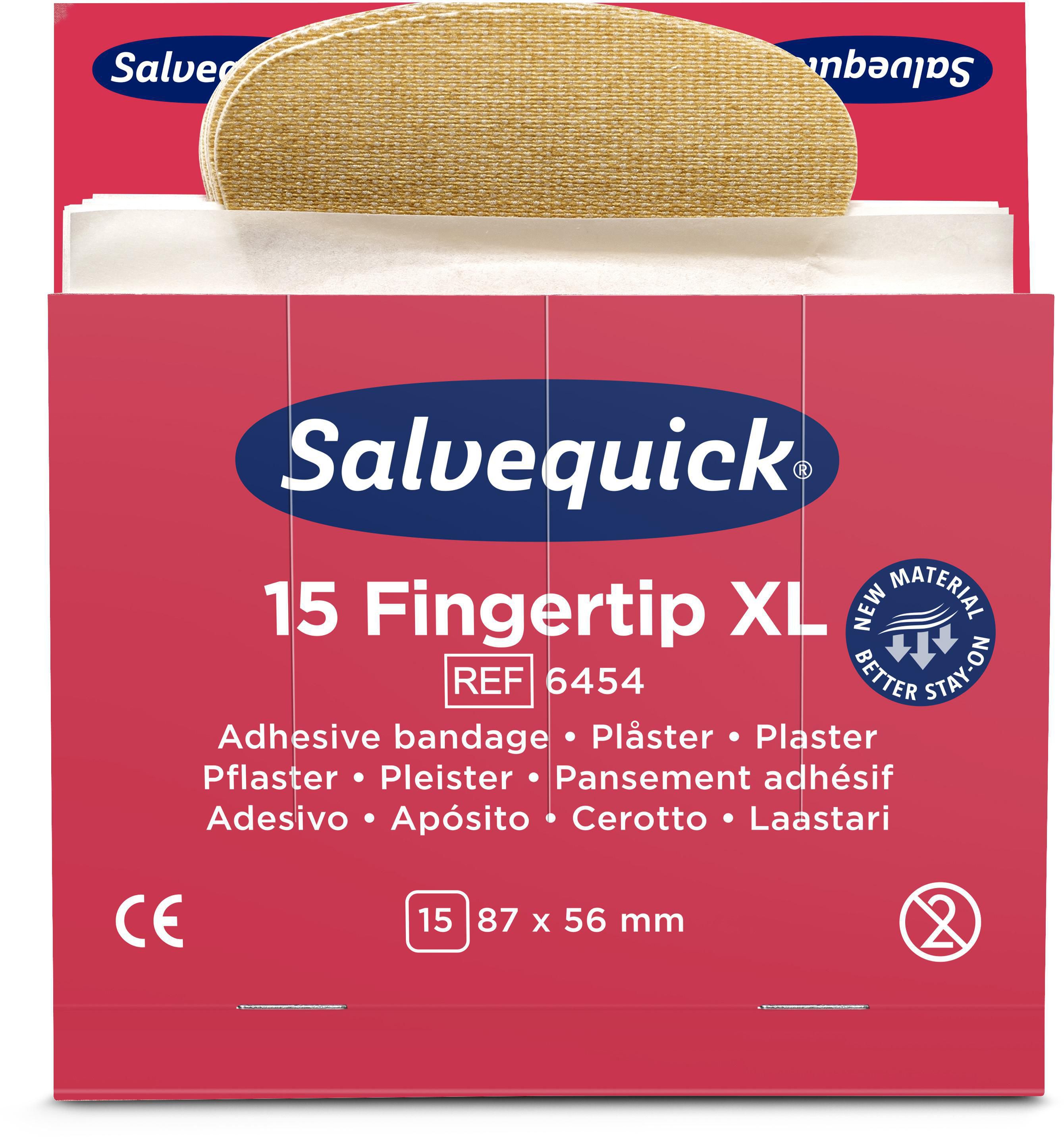 Salvequick Plåster refill fingertopp XL