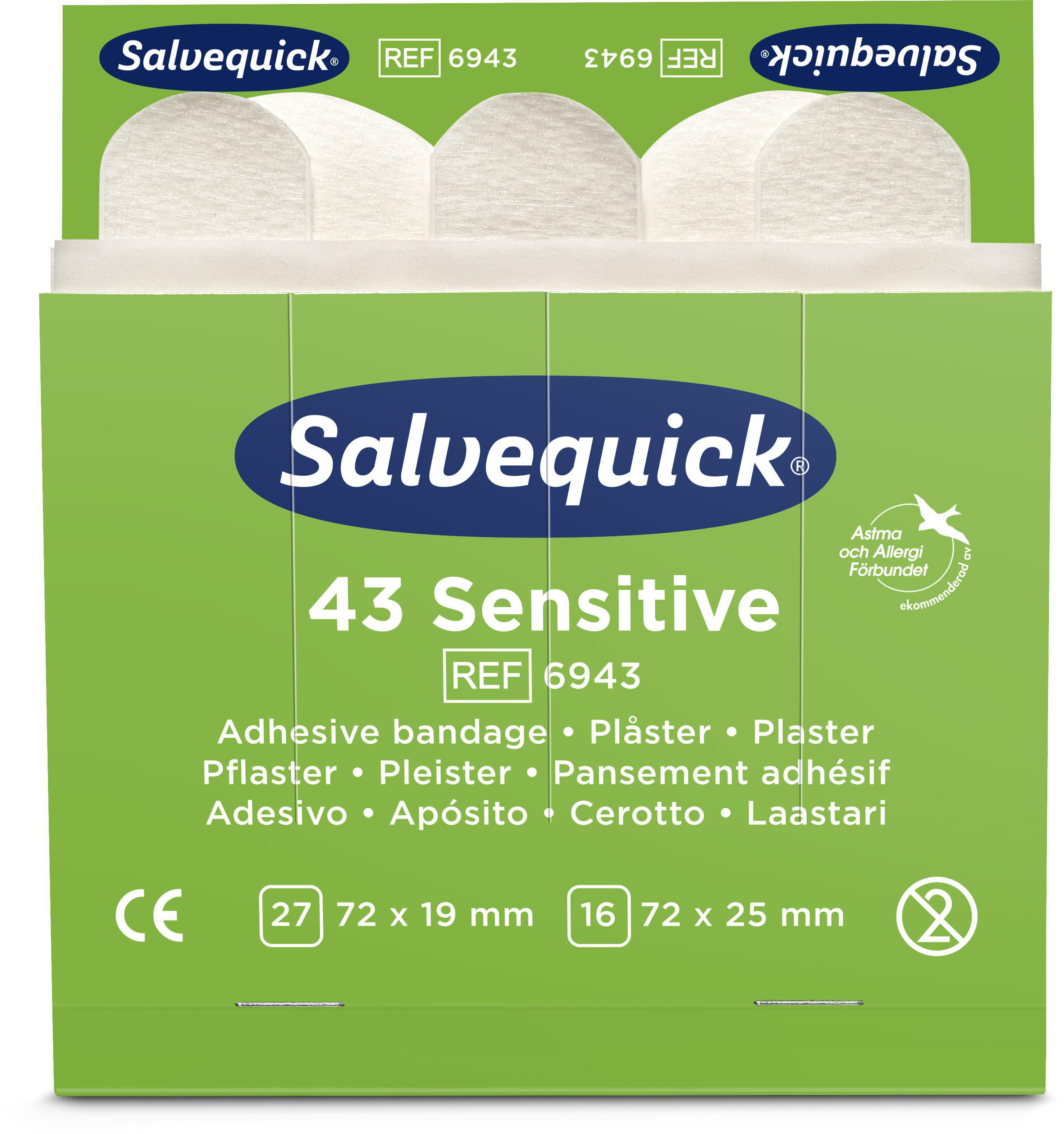 Salvequick Plåster refill non-woven