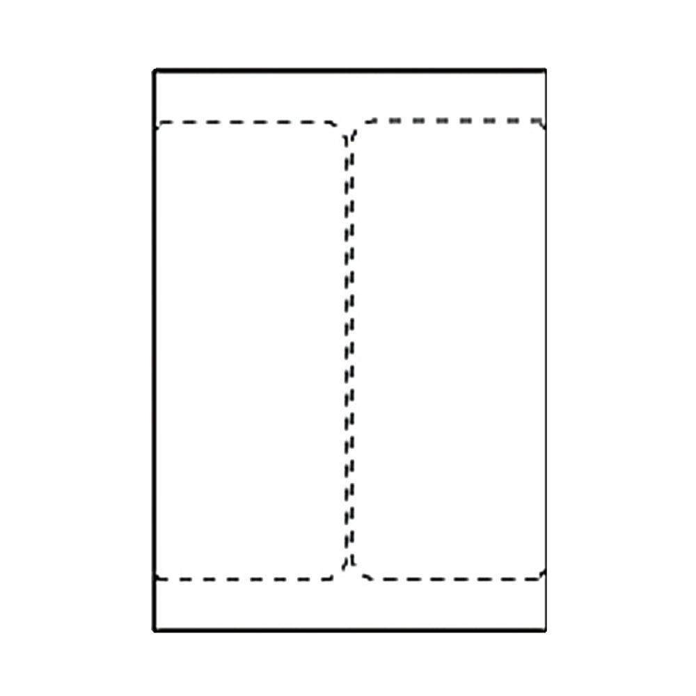 Transportetikett laser 105x220mm 500/fp