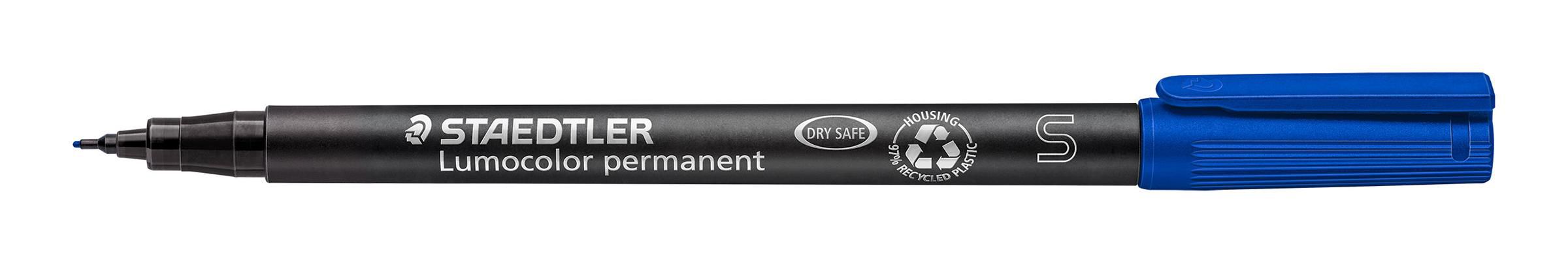 STAEDTLER Lumocolor Universalpenna Lumocolor® 313 permanent extra tunn spets blå