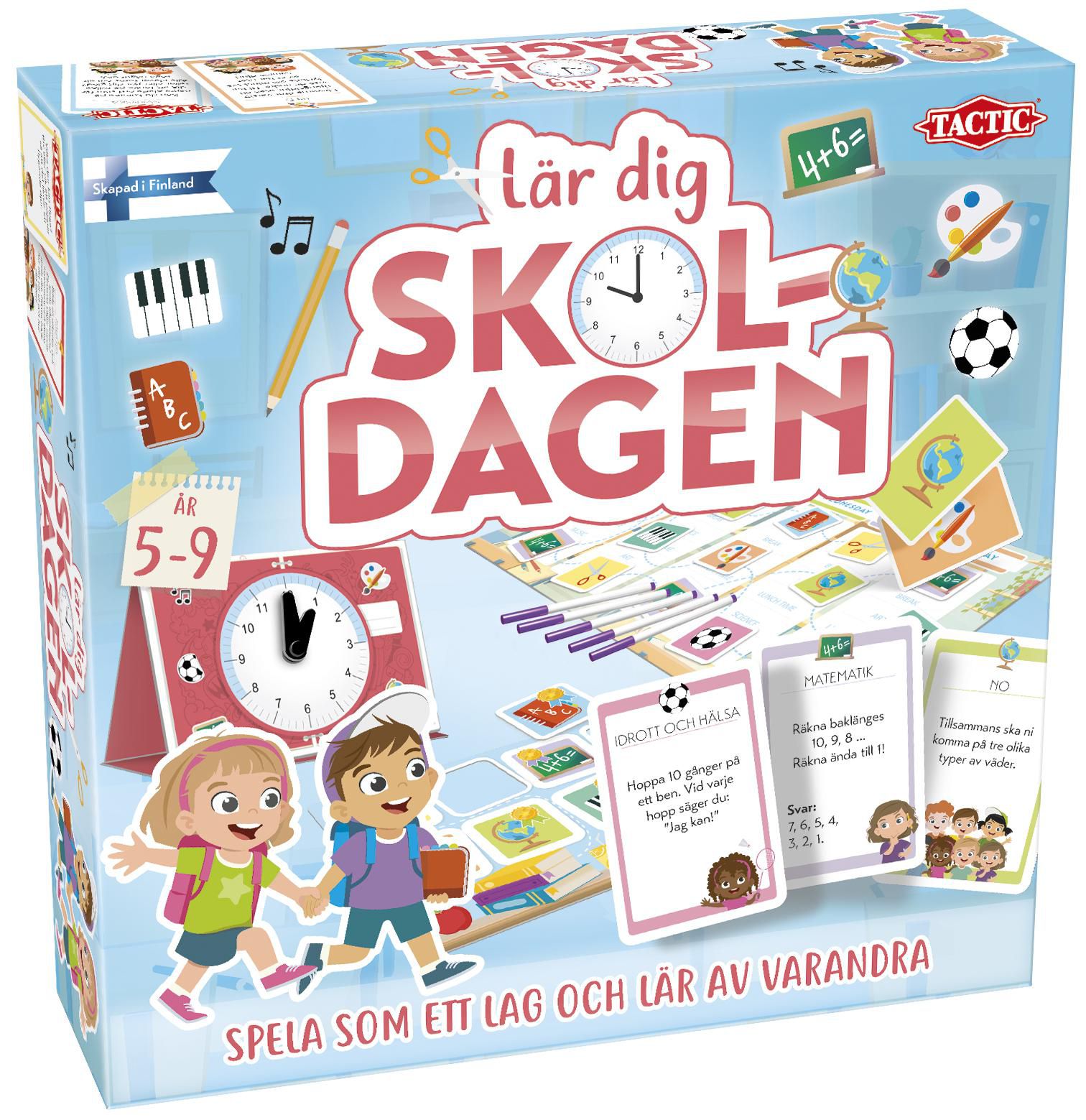 Produktfoto för TACTIC Spel Lär dig skoldagen