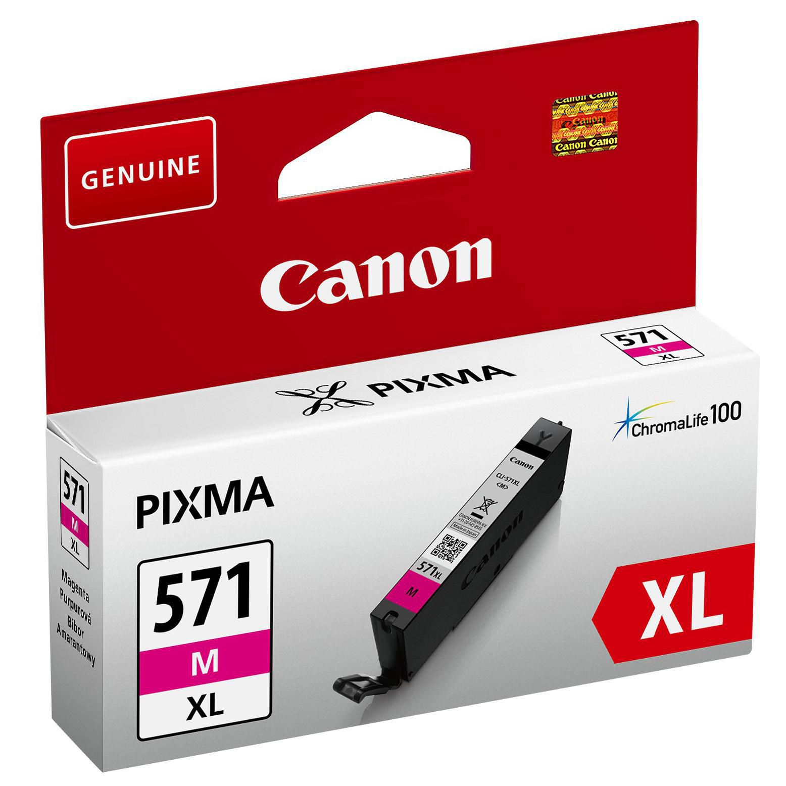 Canon Bläckpatron CLI-571M XL (0333C001), magenta, singelpack, hög kapacitet