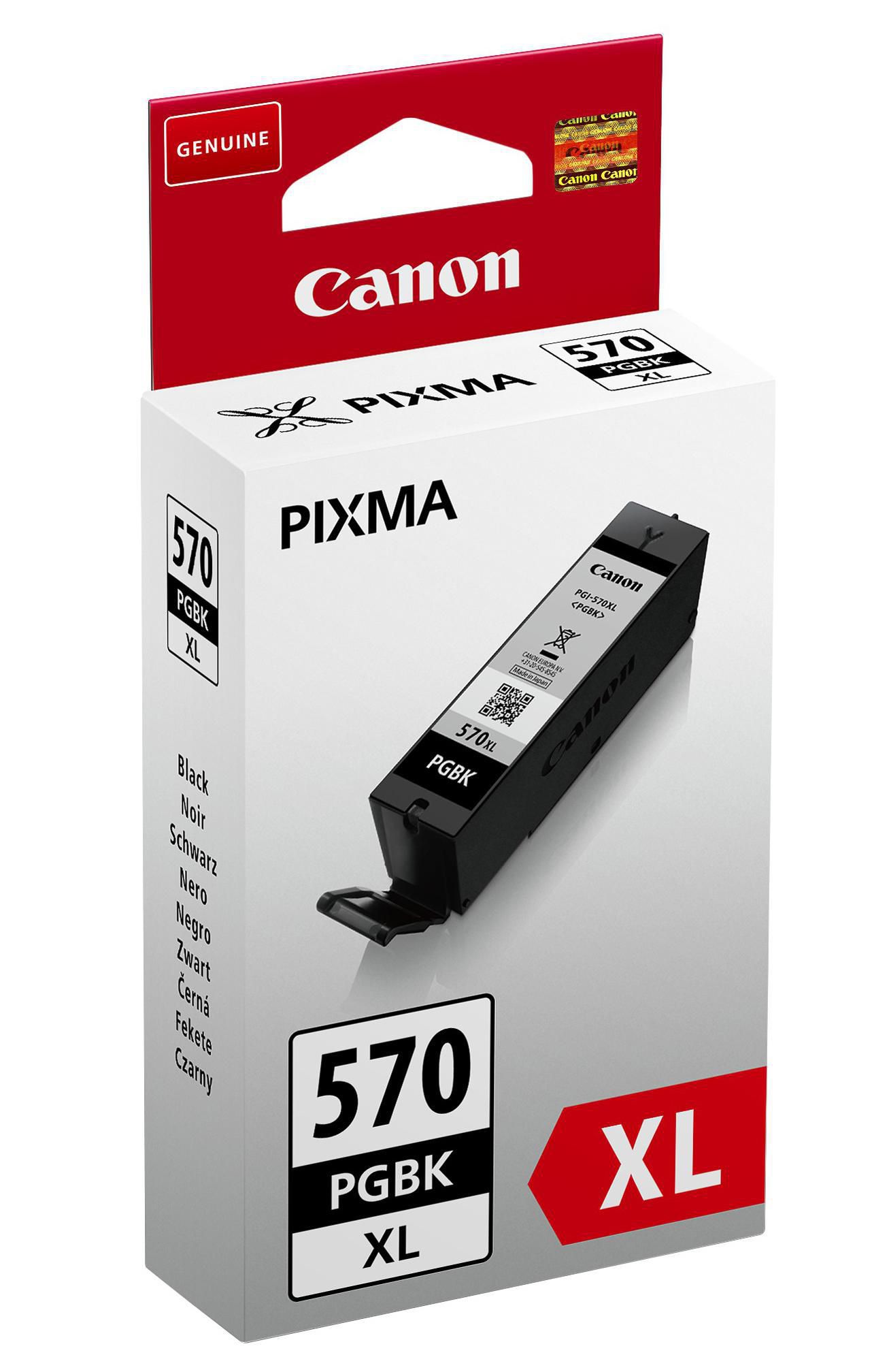 Canon Bläckkassett PGI-570PGBK XL (0318C001), svart, singelpack, hög kapacitet