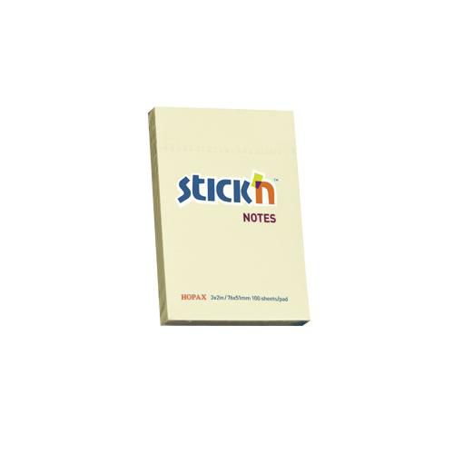 Stick’N Notes STICK`N 51x76mm gul