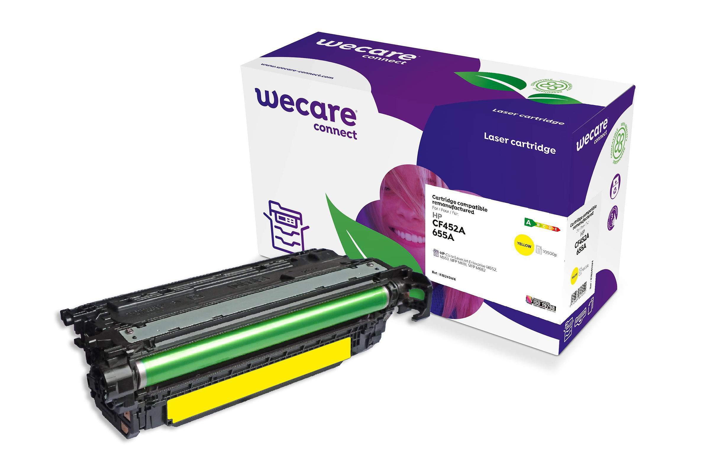 Wecare Toner HP CF452A 655A 10,5K gul