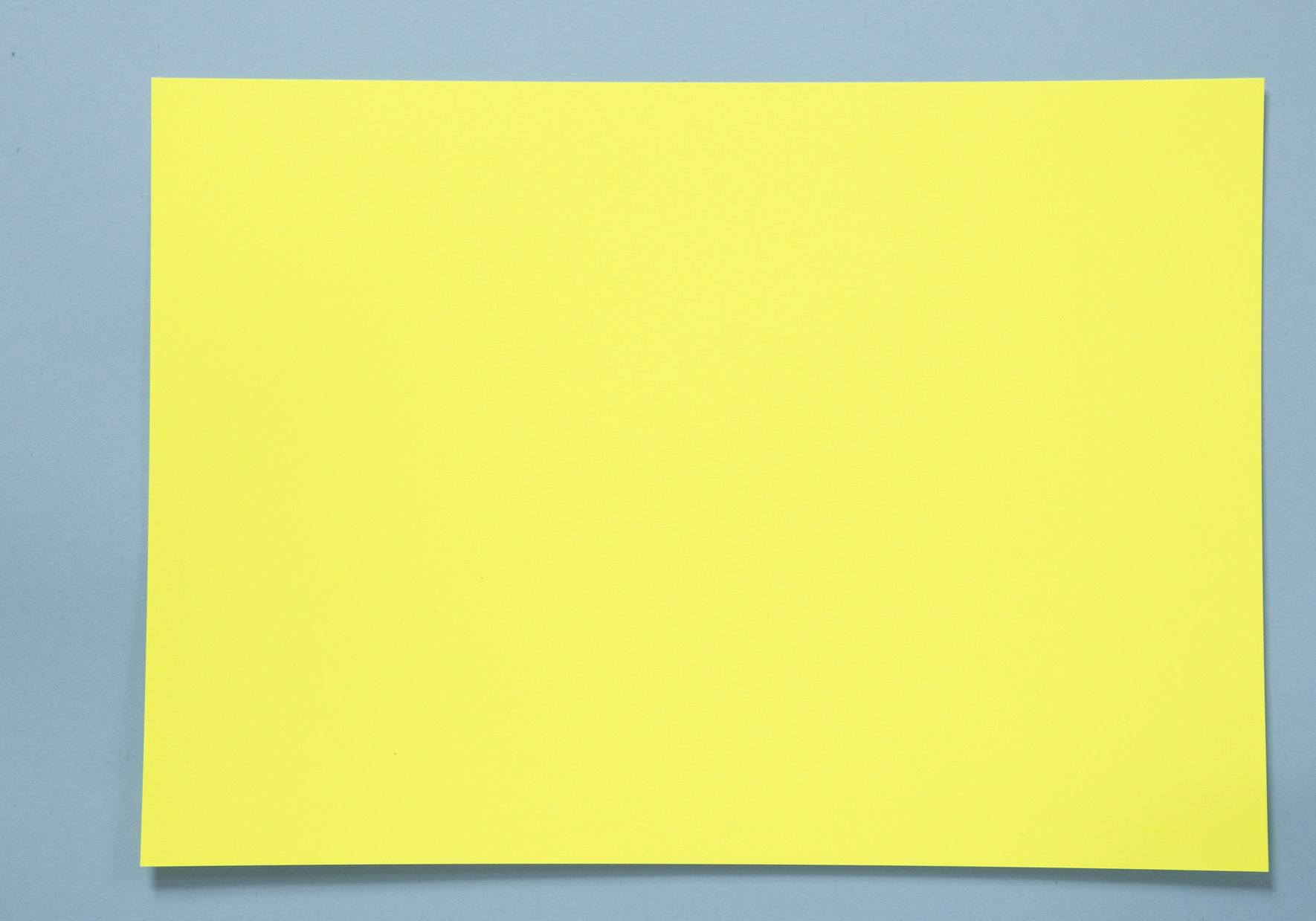 Textkartong A4 260g fluor gul 25/fp
