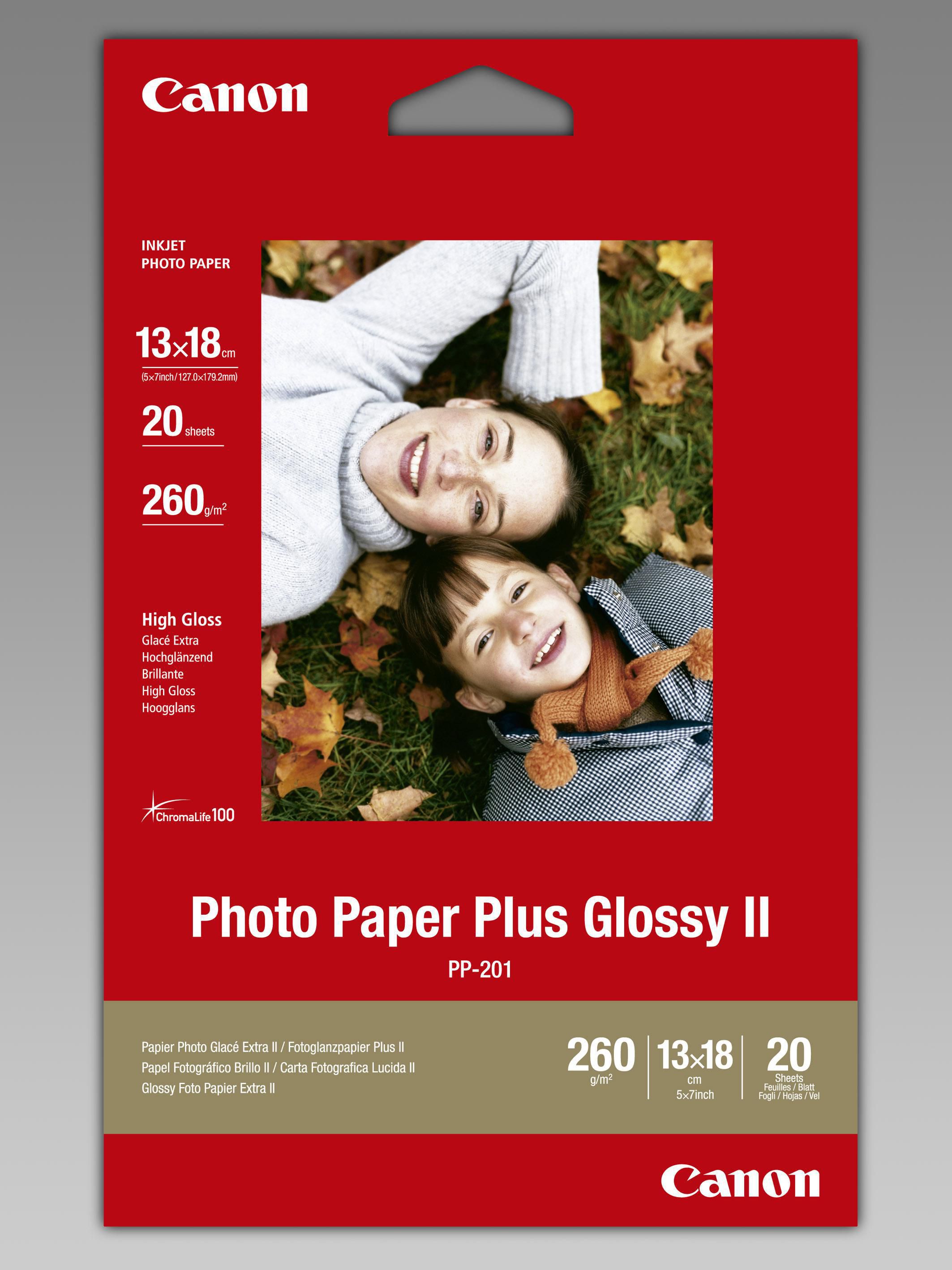 Produktfoto för Canon Fotopapper PP-201 13x18