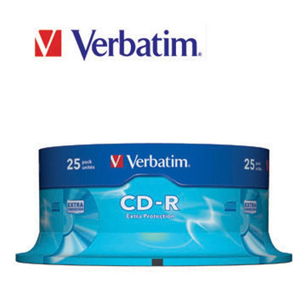 Produktfoto för Verbatim CD-R 700 MB, 52X spindel