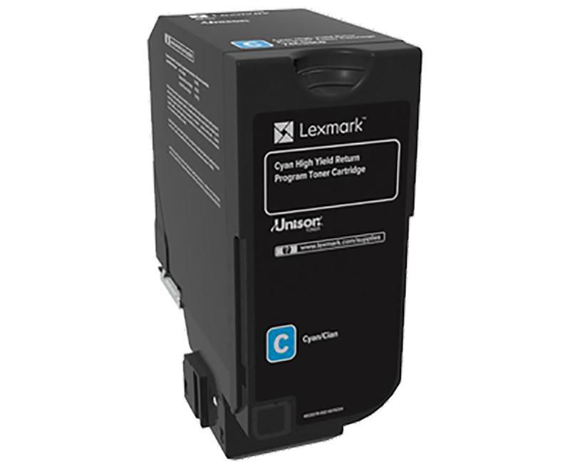 Lexmark Toner 74C2HC0 cyan