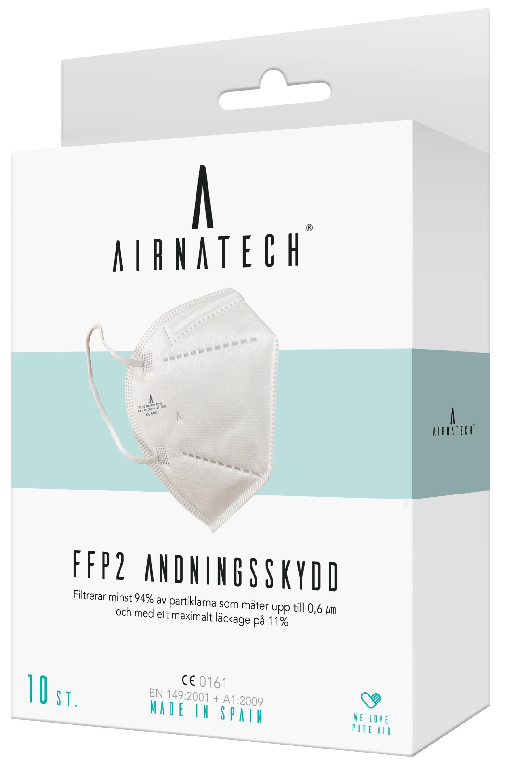 A AIRNATECH® ANTIVIRAL Andningsskydd FFP2