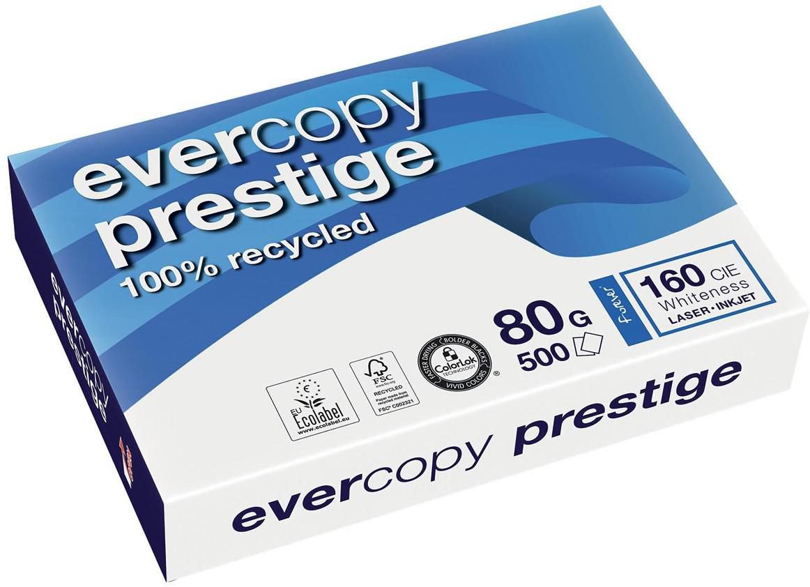 EVERCOPY Kopieringspapper Recycled A4 80g ohålat