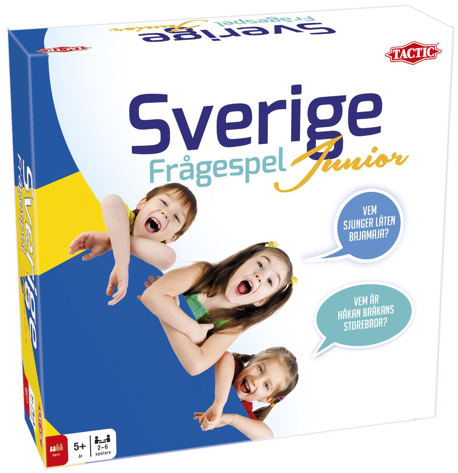 Produktfoto för TACTIC Frågespel Sverige från 8 år