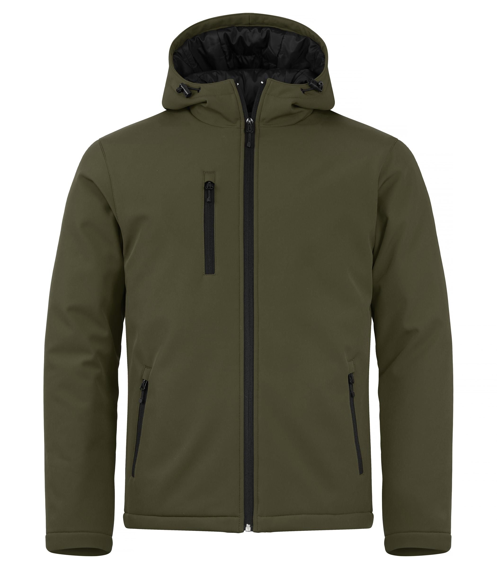 CLIQUE Softshelljacka dimgrön 4XL