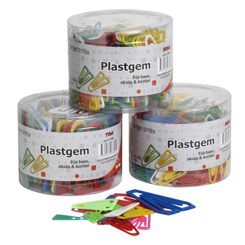 Specialplast Plastgem 25 mm blandade färger 500/fp