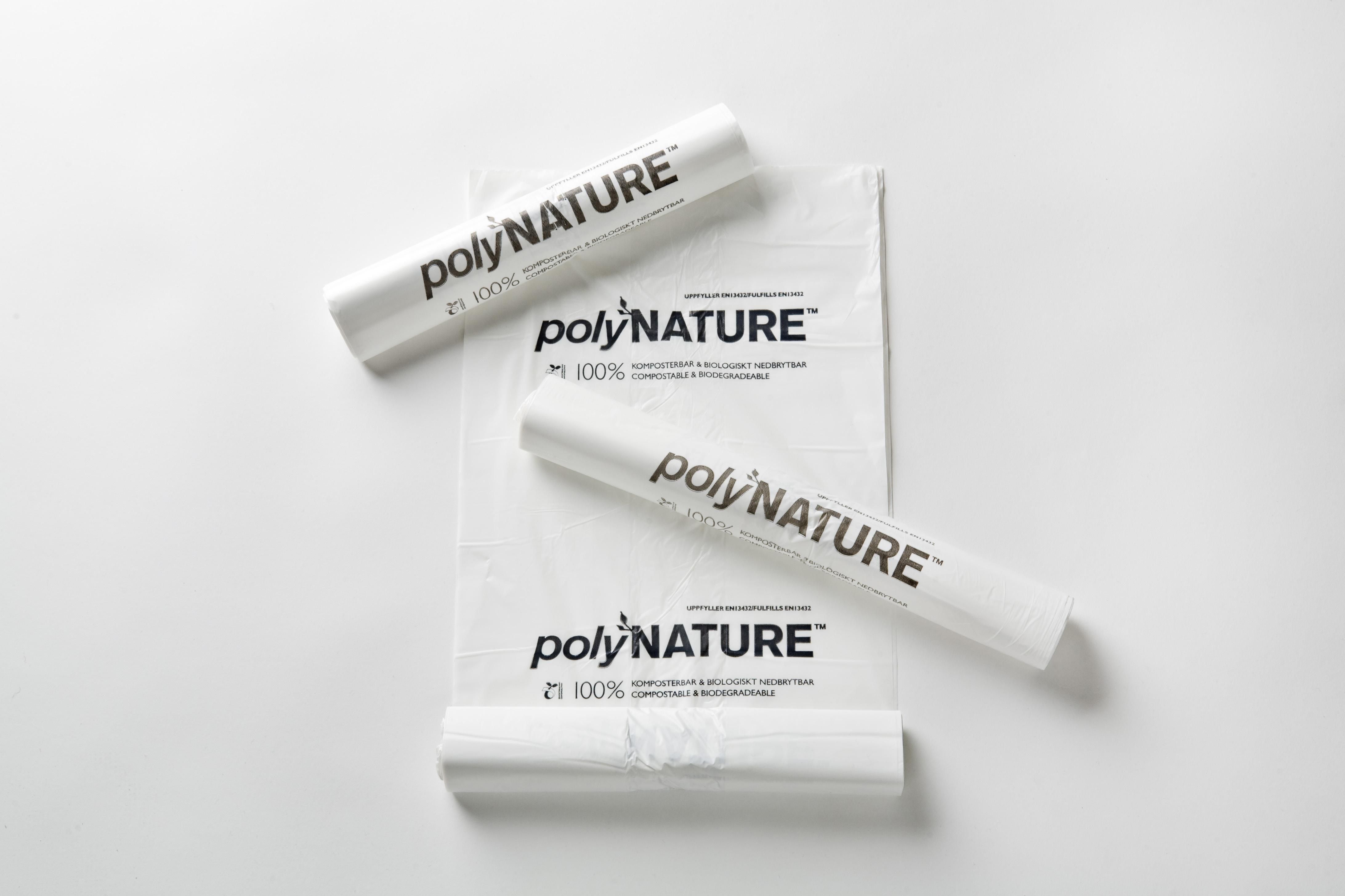 Polynature Plastsäck PLA 240L 25my 10/rl