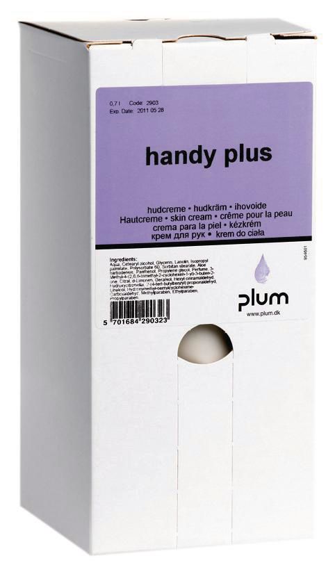 Plum Handcreme Handy Plus kassett 700ml