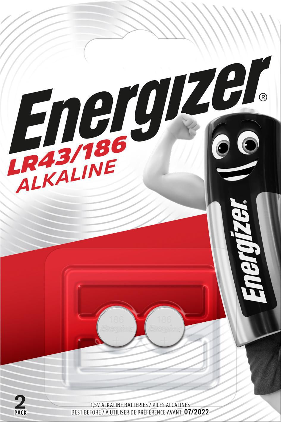 Alternativ bild 0 för Energizer 186 battery - 2 x LR43 - Alkaline