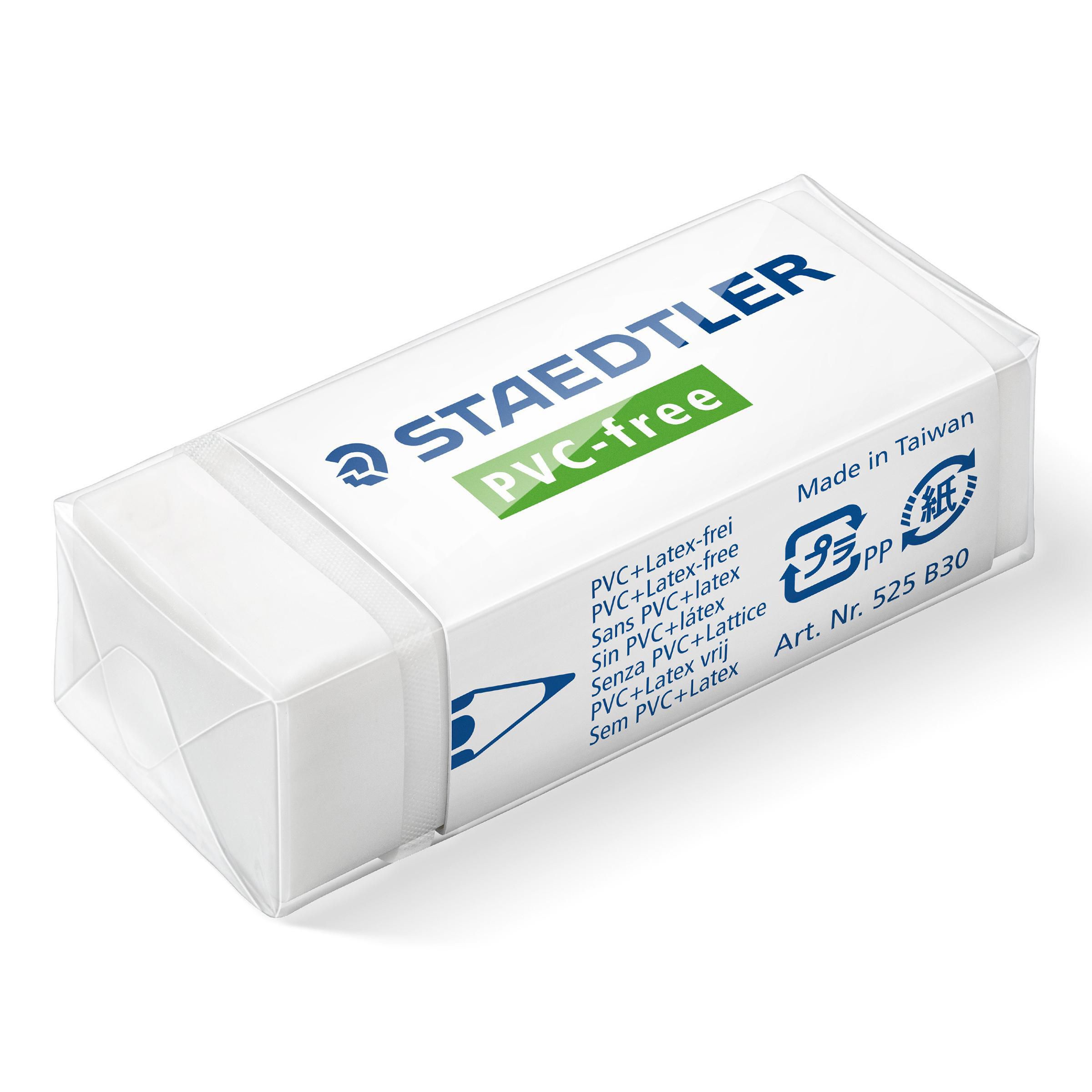 Staedtler Radergummi Pvc-Fri 43x19x13mm vit