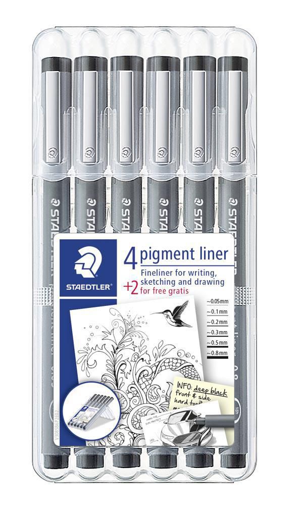 Staedtler Tuschpenna pigmentliner 6/fp
