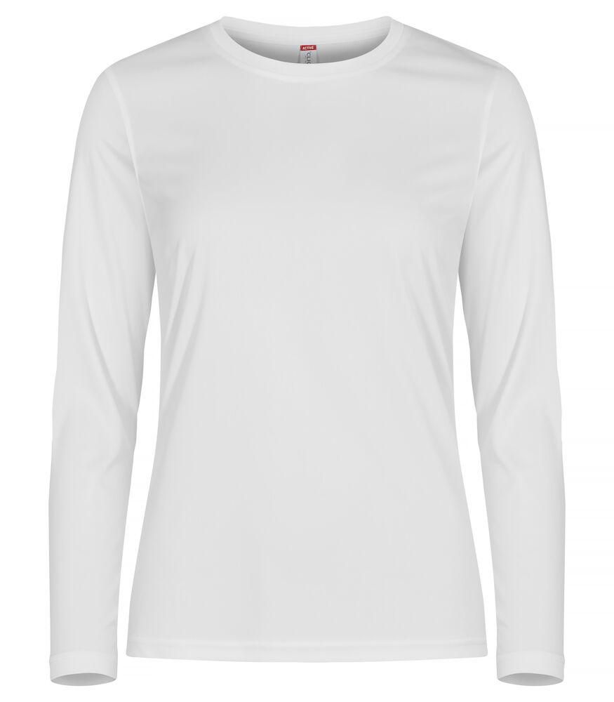 CLIQUE T-shirt funktion LÄ 029041 dam vit XS