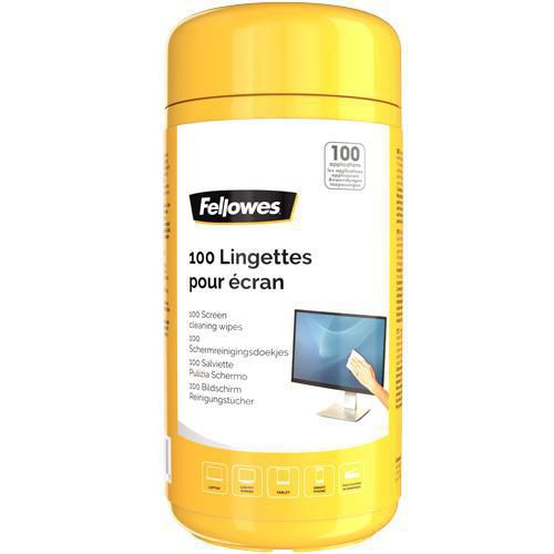 Fellowes Rengöringsduk Screen Wipes 100/fp