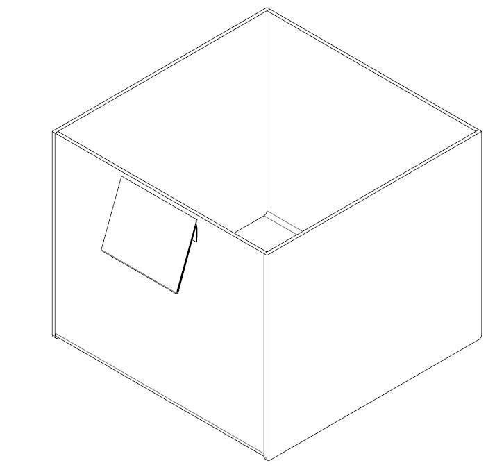 Akrylbox 300x300x250mm