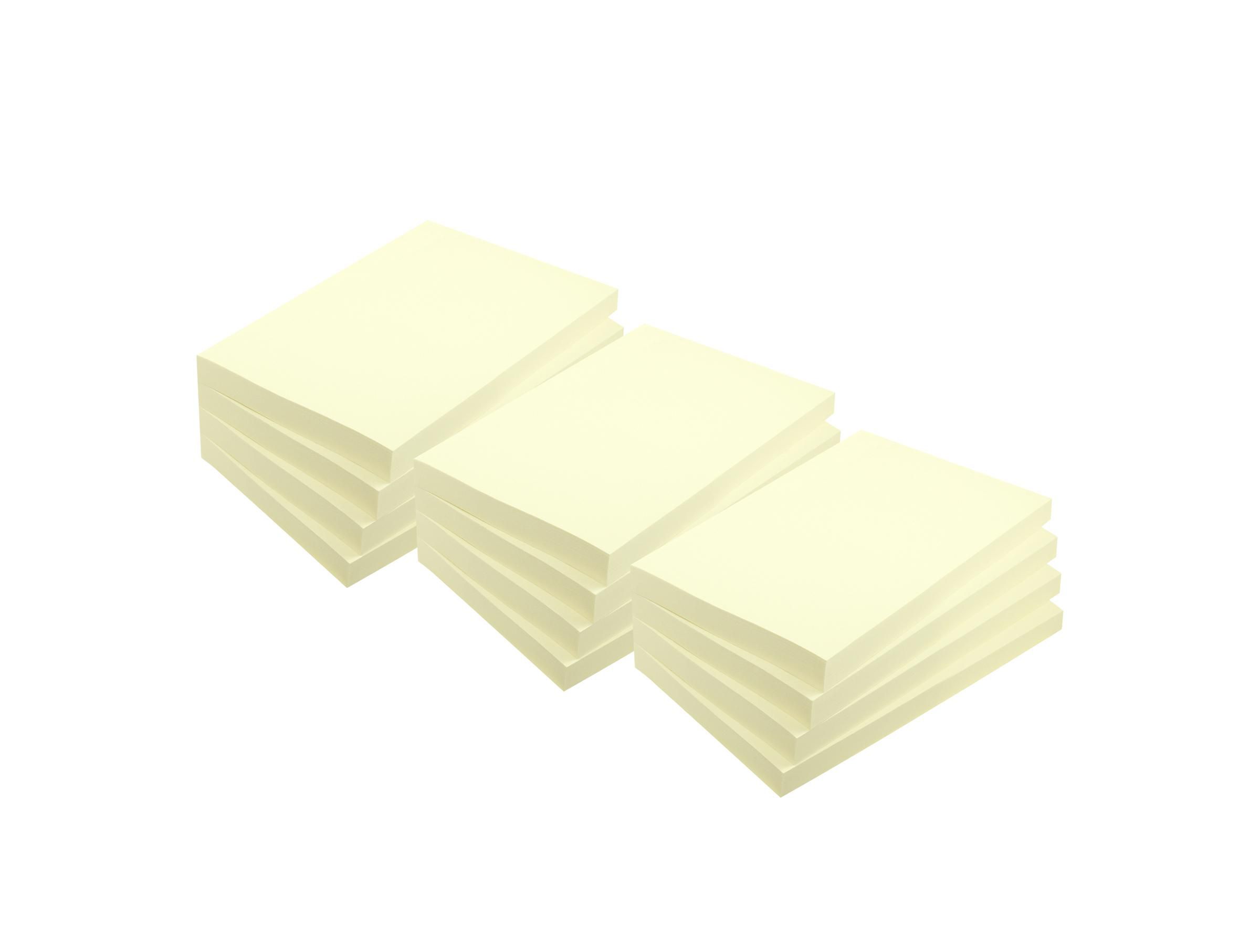 Lyreco Notes recycled 38x51mm gul 12/fp