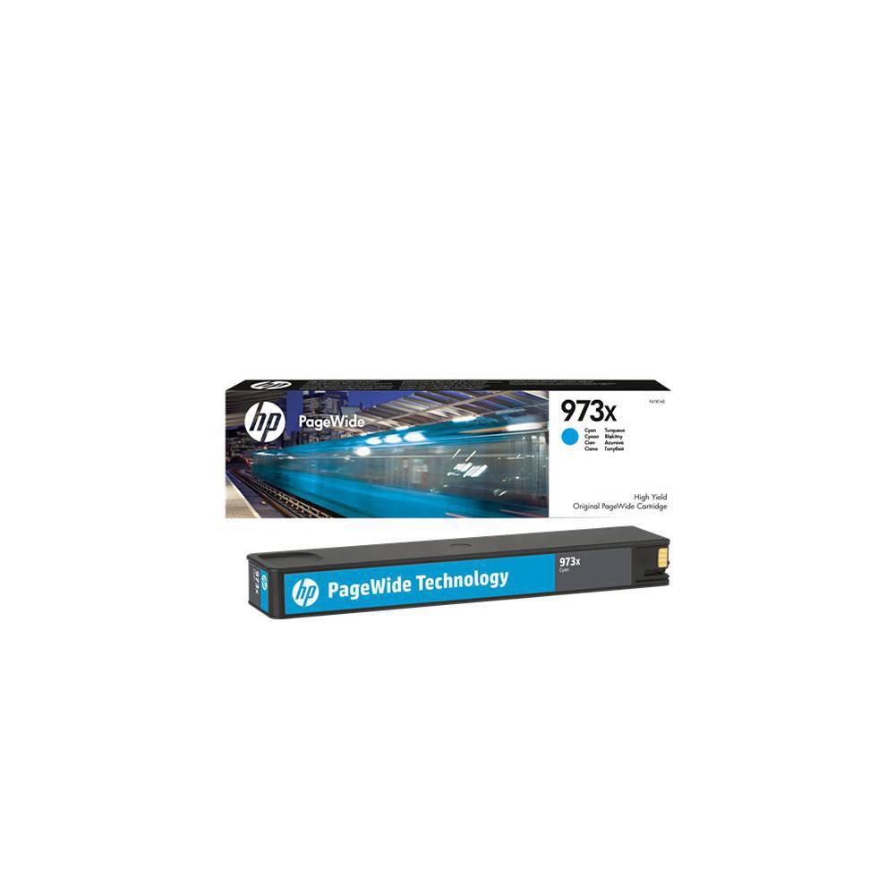 HP PageWide 973X bläckpatron cyan singelförpackning hög kapacitet